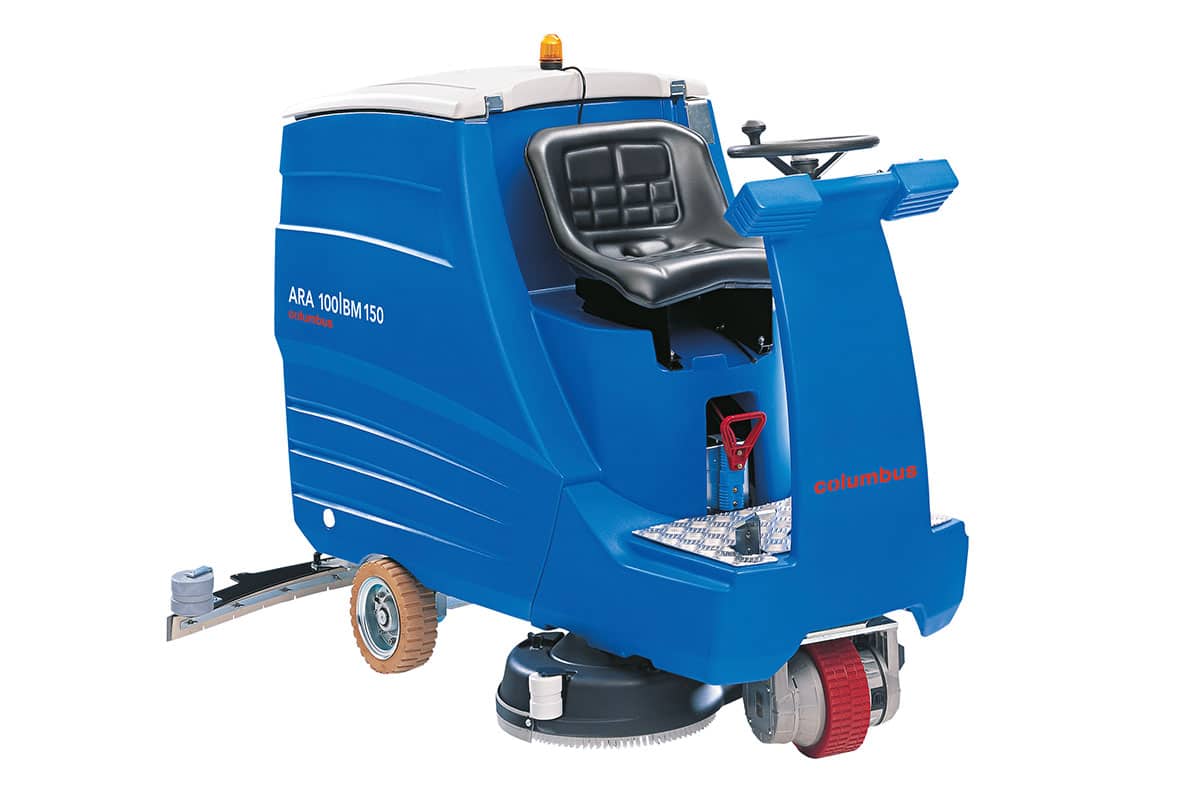 Scrubber dryer floor scrubber cleaning machine ARA100BM150 front