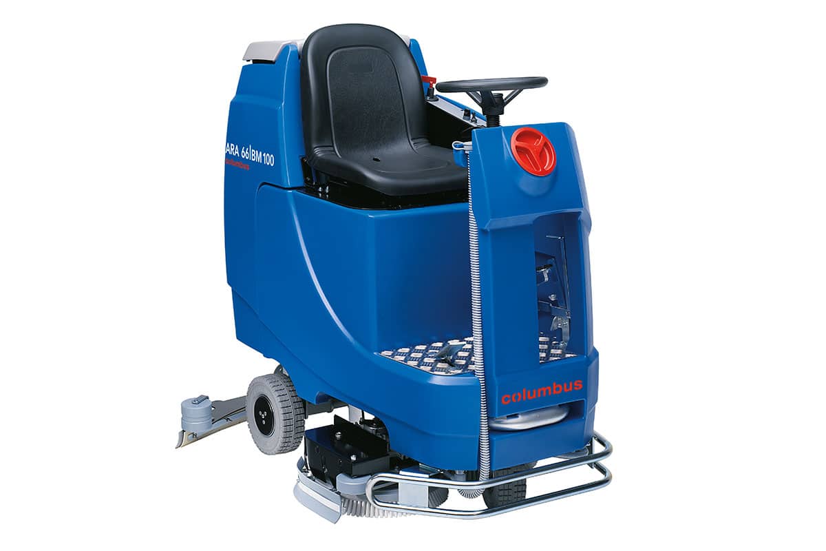 Scrubber dryer floor scrubber cleaning machine ARA66BM100 front