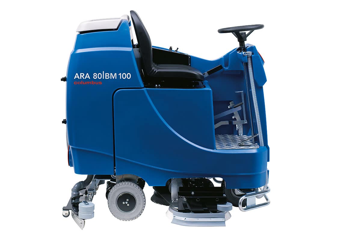 Scrubber dryer floor scrubber cleaning machine ARA80BM100 left