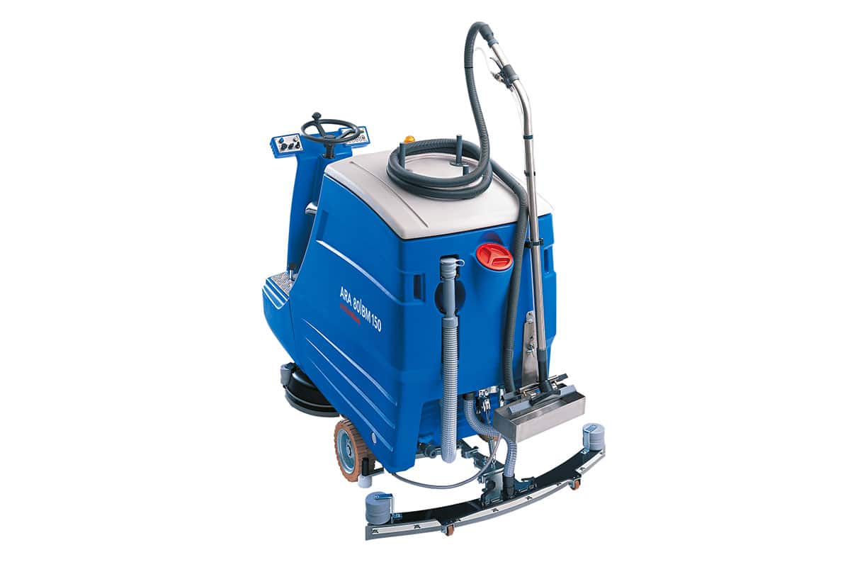 Scrubber dryer floor scrubber cleaning machine ARA80BM150 back