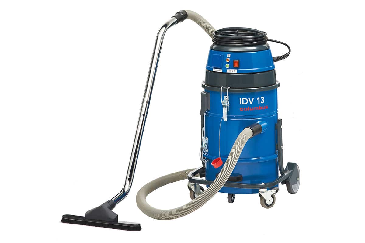 Industrial vacuum cleaner IDV13 front with floor tool