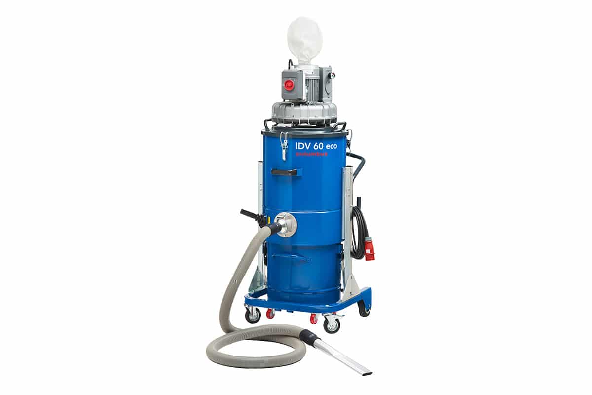 Industrial vacuum cleaner IDV 60 eco front with hose