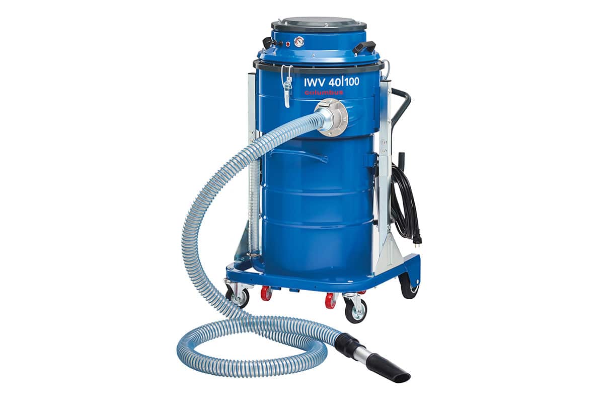 Industrial dry vacuum cleaner IWV40 100 jet rubber band