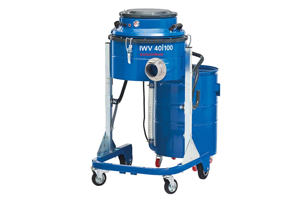 Industrial dry vacuum cleaner IWV40 100 side front without contianer