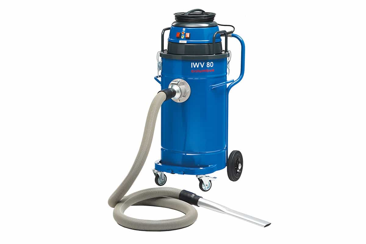 Industrial vacuum cleaner IWV80 side front with tube