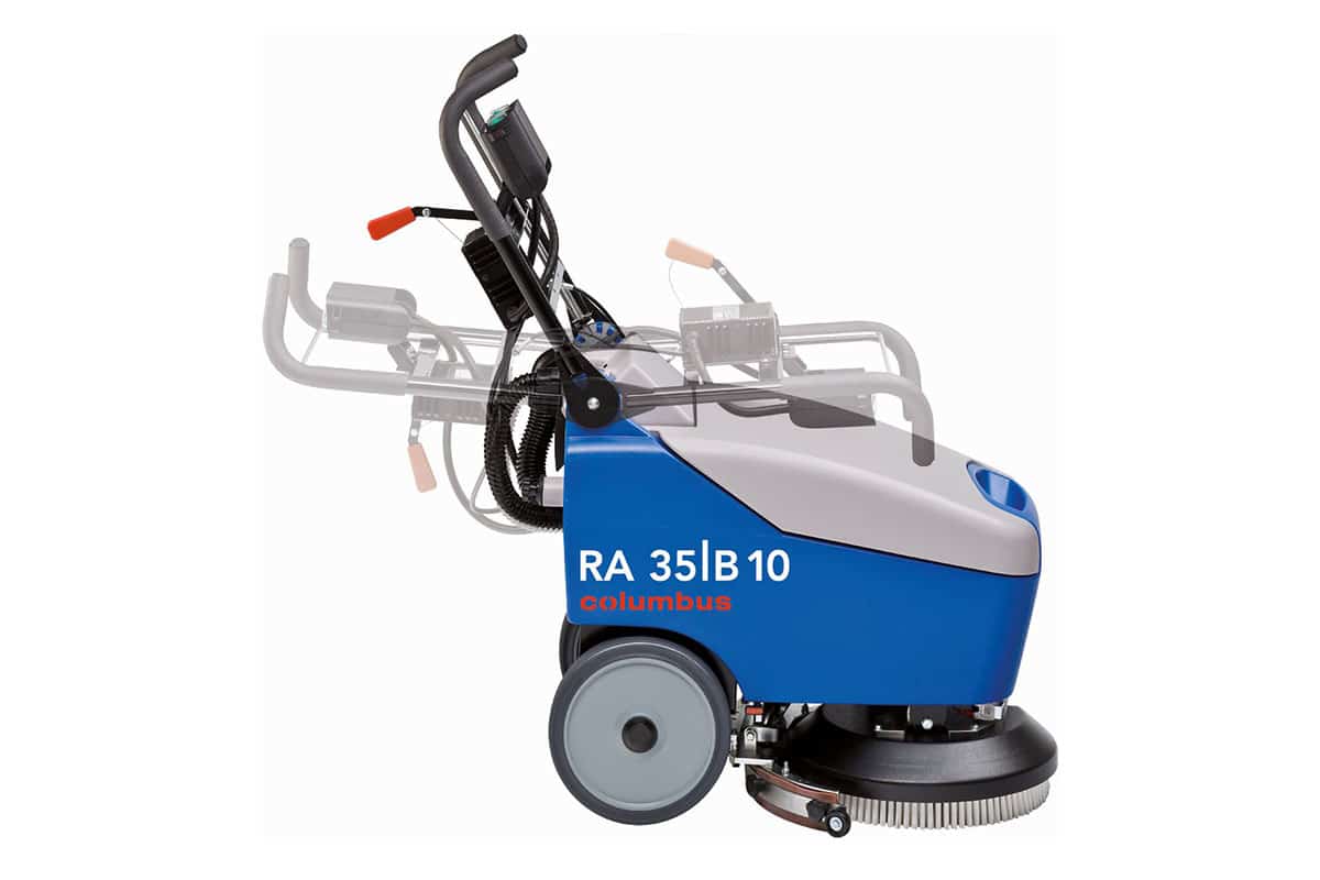 Scrubber dryer floor scrubber cleaning machine RA35B10 handling