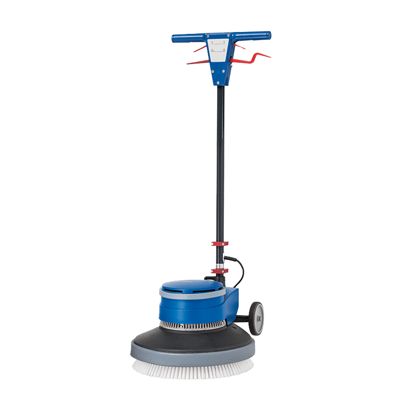 Single disc machine floor scrubbing machine