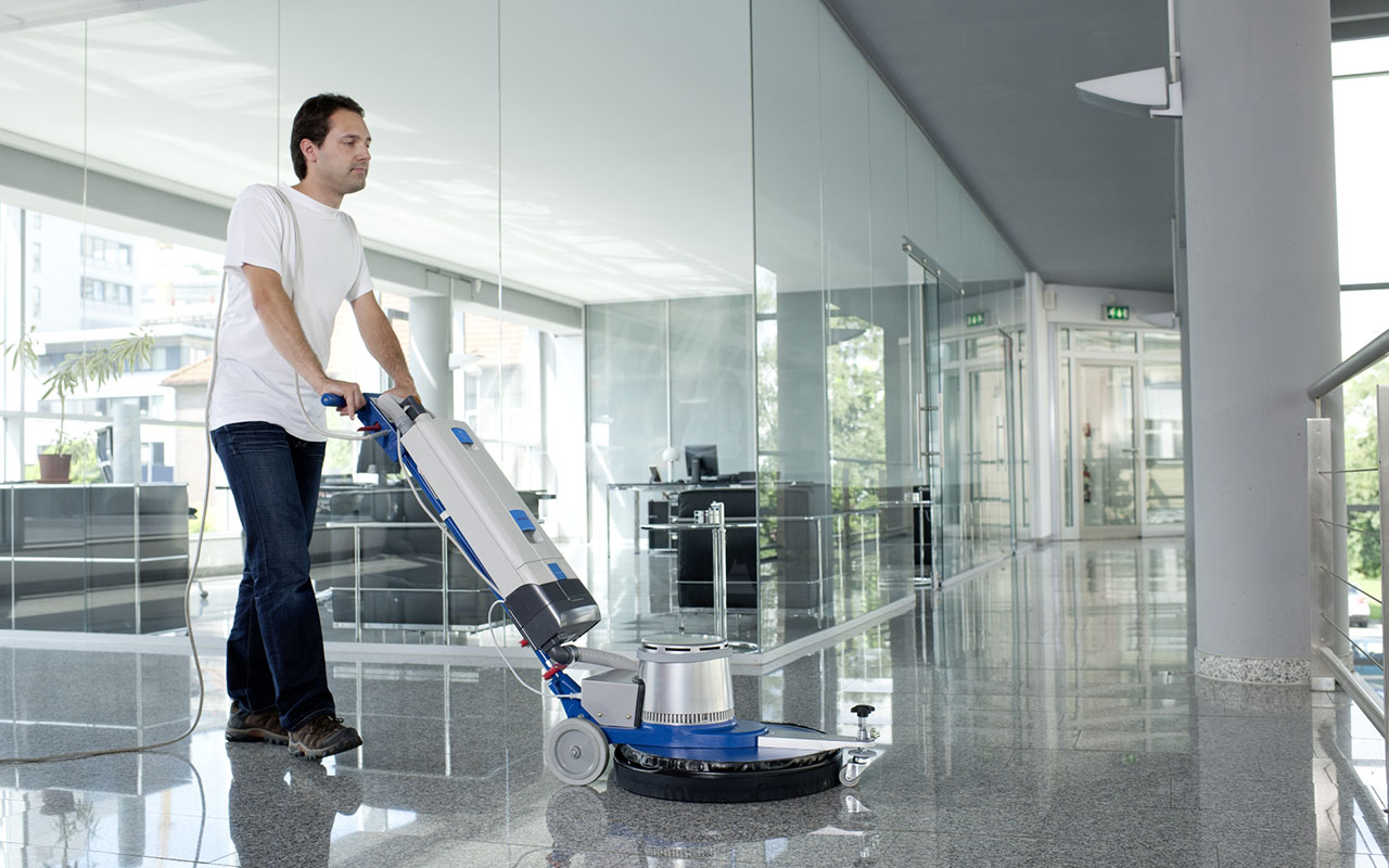 Contract cleaner commercial cleaning