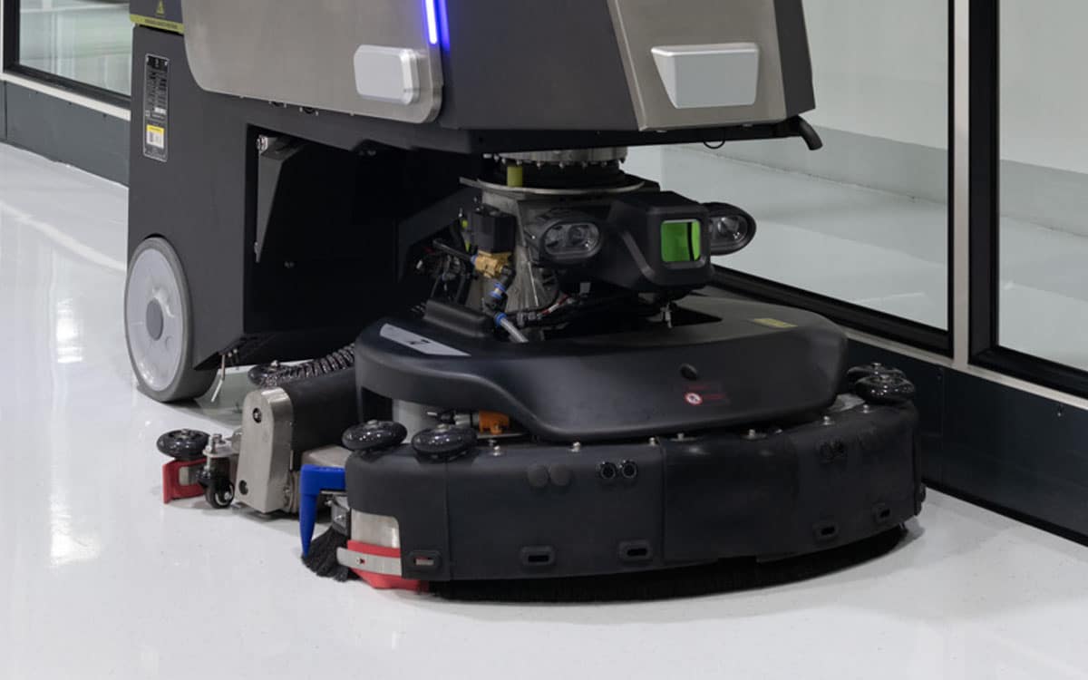 ecobot scrubber 75 Autonome Reinigung Bürstenkopf