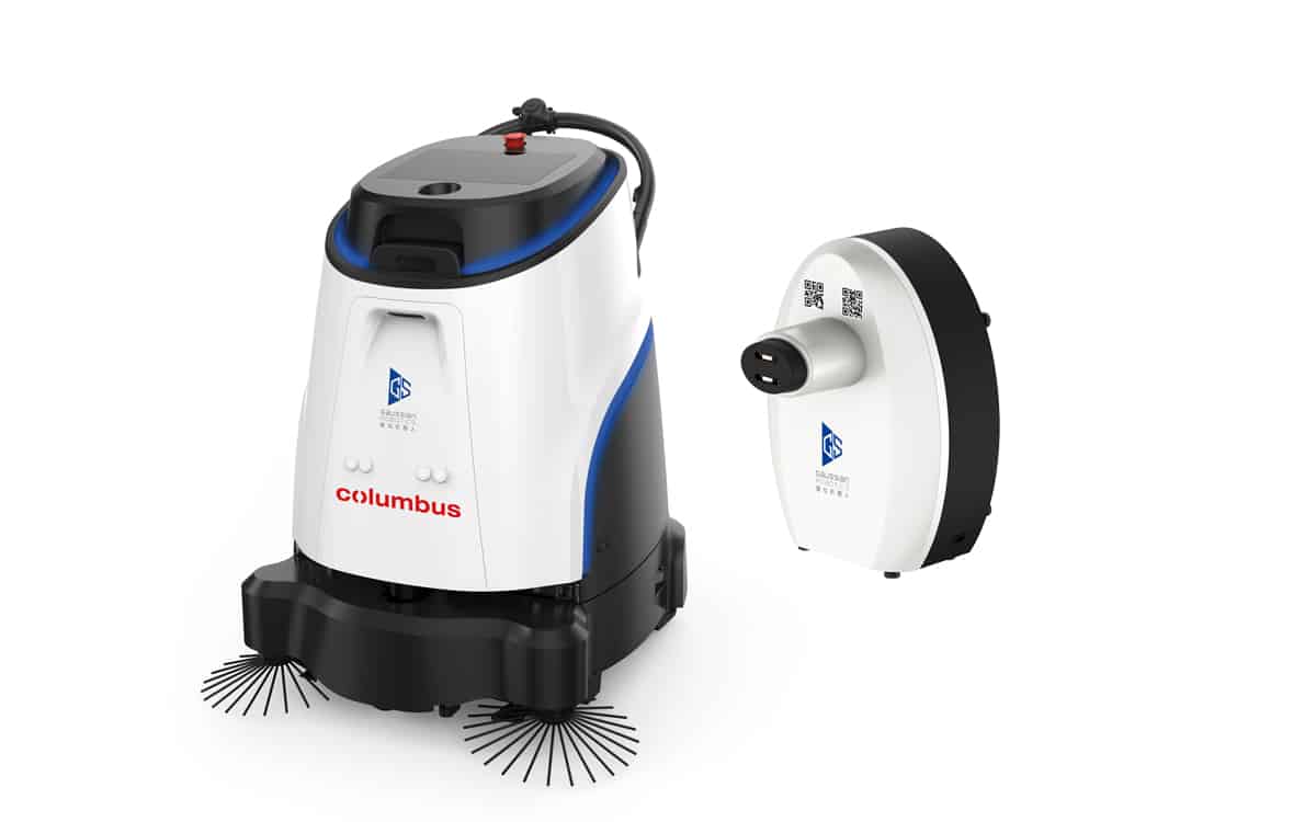 Autonomer Saugroboter Ecobot Vacuum 40 Ladestation