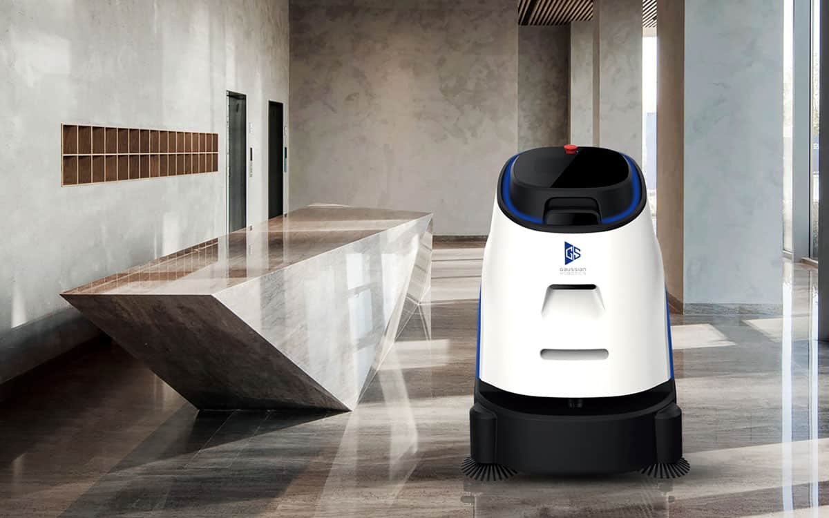 Autonomer Saugroboter Ecobot Vacuum 40 Absaugung